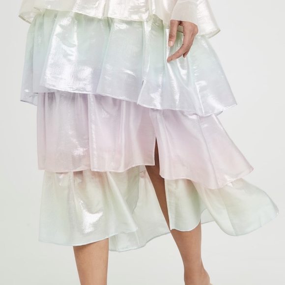 OLIVIA RUBIN Tilly skirt pastel ombré metallic - Picture 4 of 7